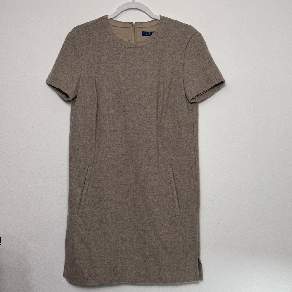 Polo Ralph Lauren Elegant‎  dress in Beige Blue Label